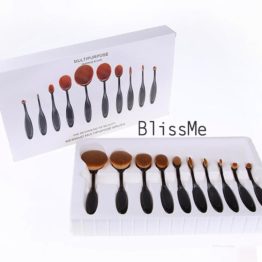 NEW! Oval Brush Make-Up Pinsel Set / Pinceau Set