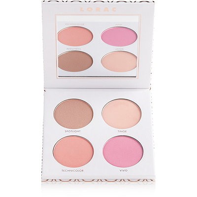 Lorac Cue the Confetti Highlighter & Blush Palette with Brush