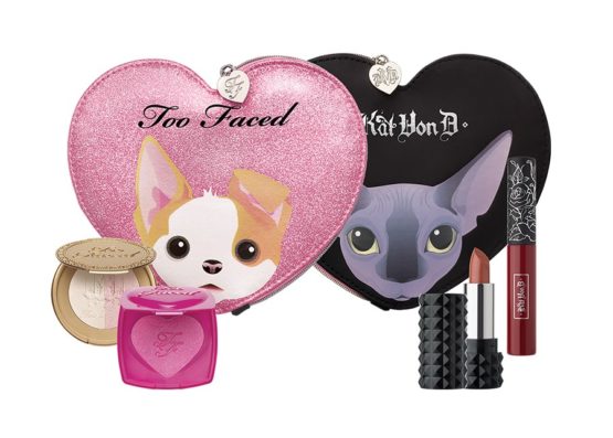 Too Faced x Kat Von D Better Together Cheek & Lip Makeup Bag Set