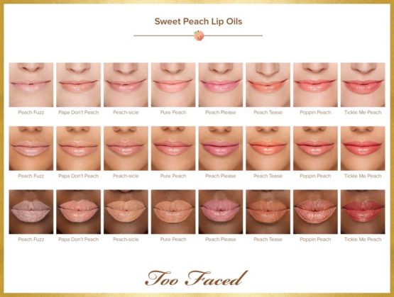 Too Faced "Peach Tease" Sweet Peach Creamy Peach Oil Lip Gloss