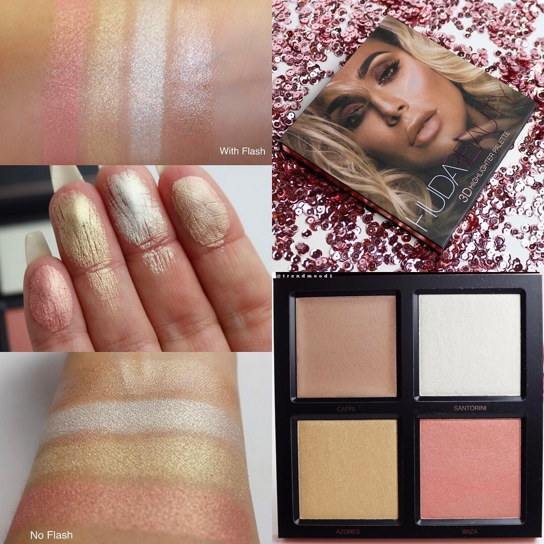 Huda Beauty 3D Highlighter Palette "Pink Sand Edition"