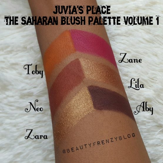 Juvia's Place The Saharan Blush Palette Volume I