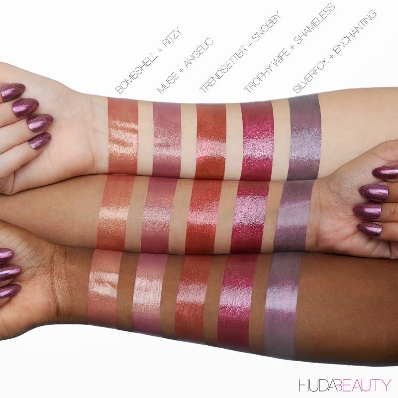 Huda Beauty Contour and Strobe Lip Set "Trophy Wife & Shameless"