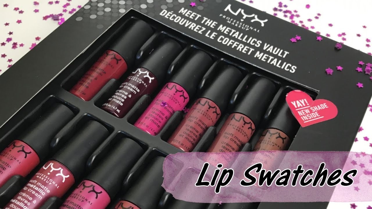 NYX Professional Meet The Metallics Lip Vault