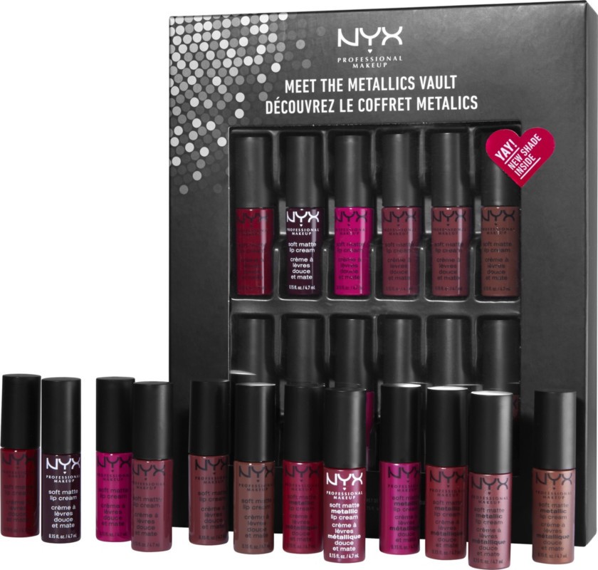 NYX Professional Meet The Metallics Lip Vault