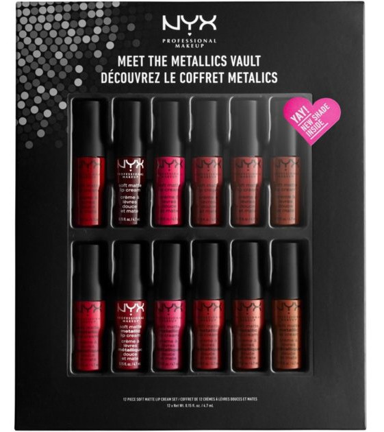 NYX Professional Meet The Metallics Lip Vault