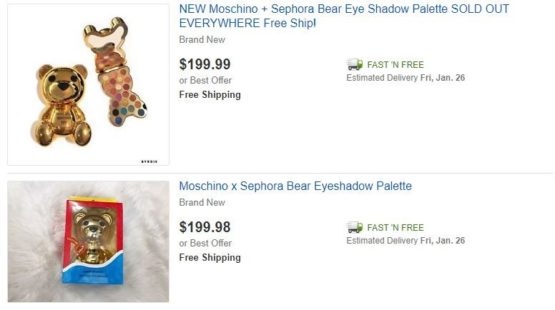 Sephora x Moschino Collection Bear Eyeshadow Palette