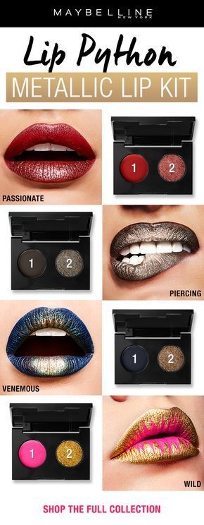 Maybelline Lip Studio Python Metallic Lip Kit "Untamed"