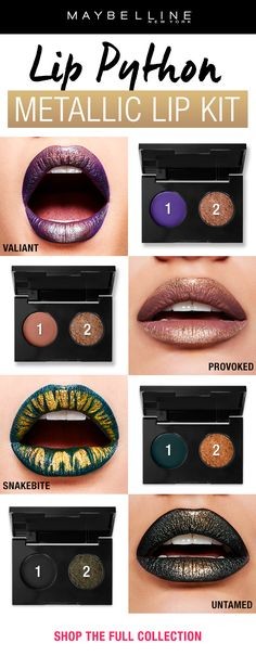 Maybelline Lip Studio Python Metallic Lip Kit "Untamed"
