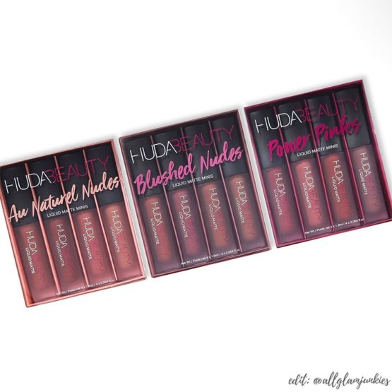 Huda Beauty Liquid Mini Lip Set "The Blushed Nudes Edition"