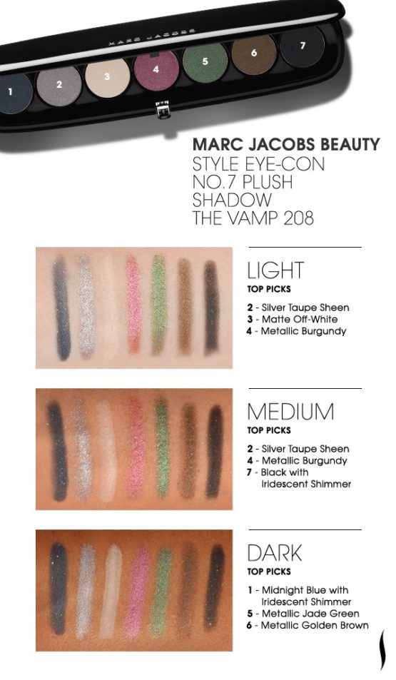 Marc Jacobs Beauty Eye-Conic No.7 "The Vamp 208"