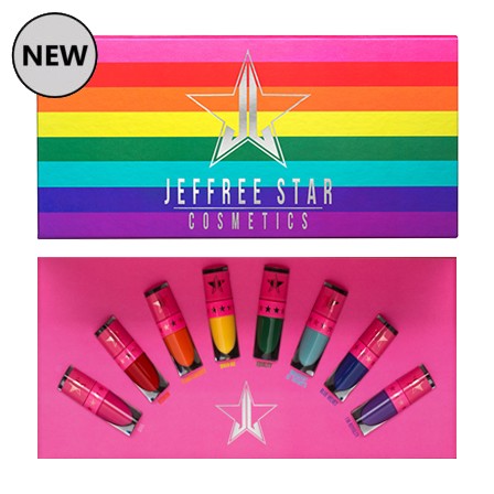 Jeffree Star Cosmetics Mini Rainbow Velour Liquid Lipstick Bundle