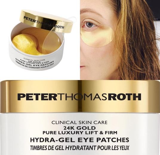 Lot of 2 Pairs! Peter Thomas Roth 24 K Gold Hydra-Gel Eye Patches