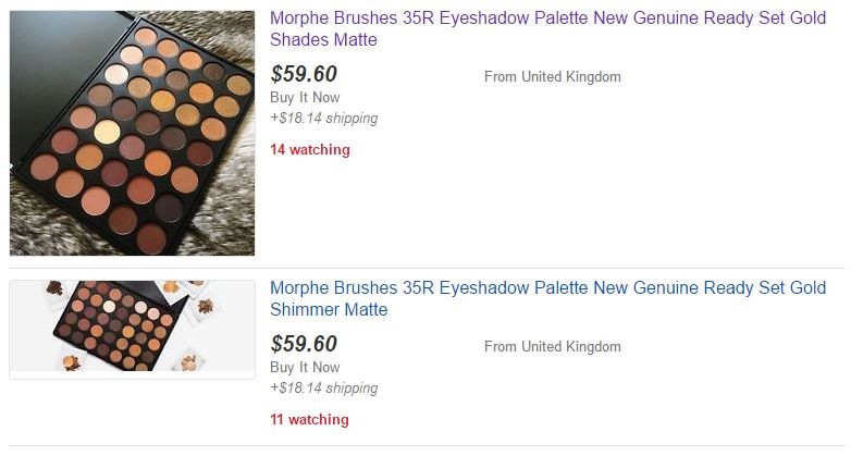 Morphe Brushes 35R Ready, Set, Gold Palette