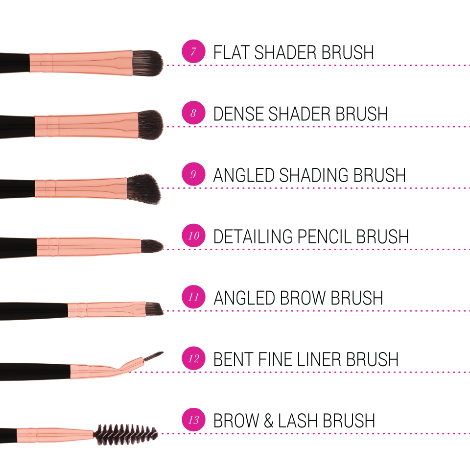BH Cosmetics 13Piece BH Signature Rose Gold Brush Set – Bild 3