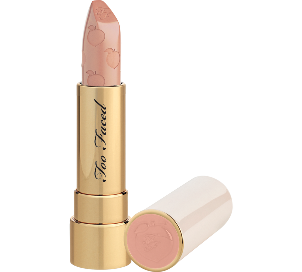 Too Faced Peach Tinsel Loose Sparkling Party Powder & Lipstick Set – Bild 3