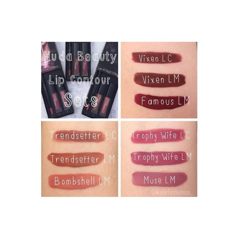 Huda Beauty Lip Contour Set - Vixen & Famous – Bild 6