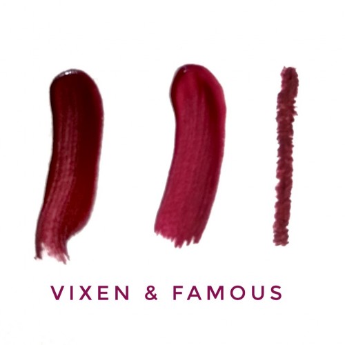 Huda Beauty Lip Contour Set - Vixen & Famous – Bild 2