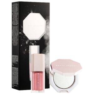 Fenty Diamond Bomb Baby Mini Lip Gloss and Highlighter Set