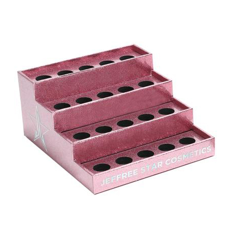 Jeffree Star Pink Glitter Lipstick Display