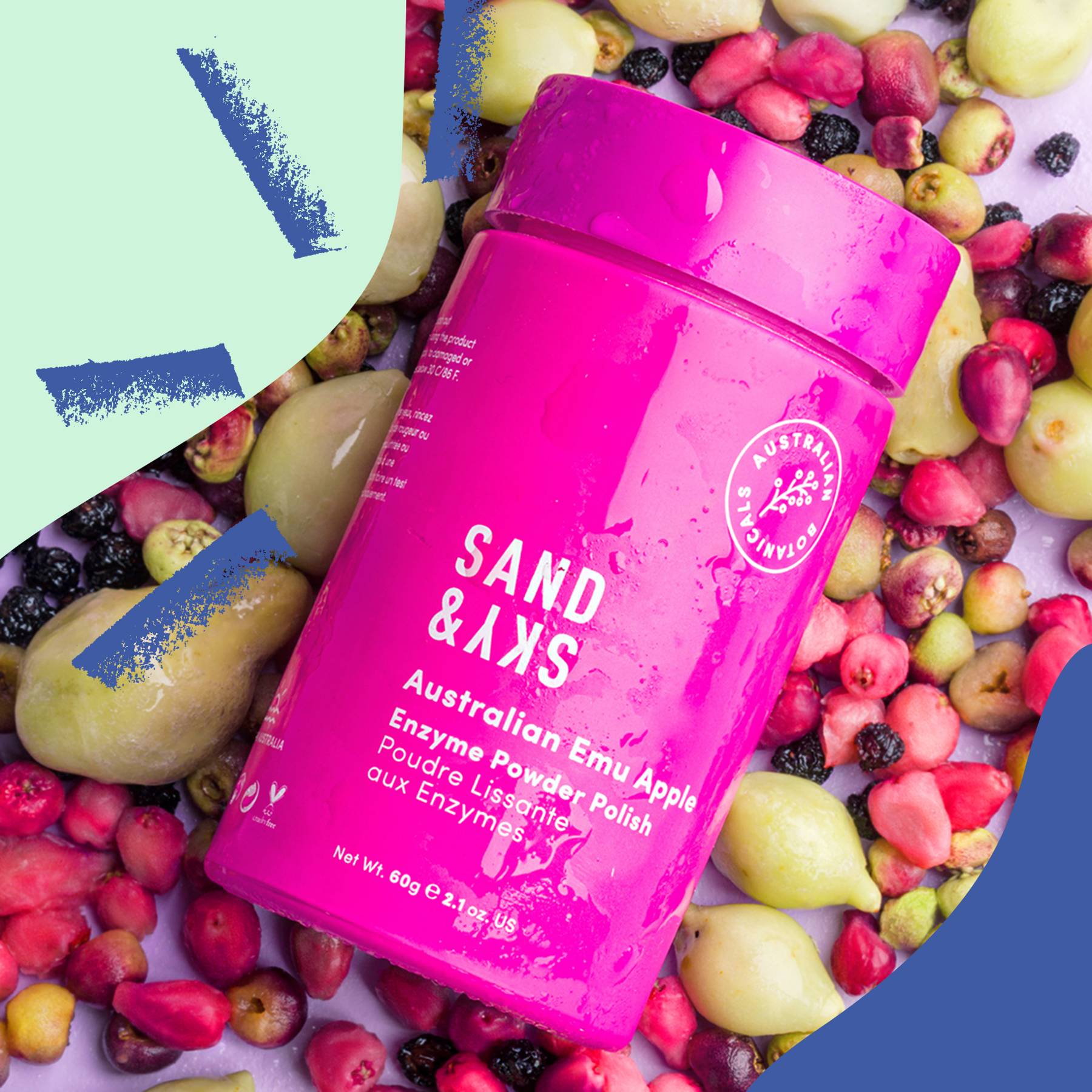 Sand & Sky Emu Apple Enzyme Powder Polish – Bild 3