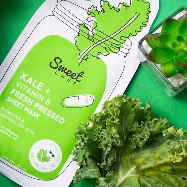 Sweet Chef Kale + Vitamin B Fresh Pressed Sheet Mask – Bild 3