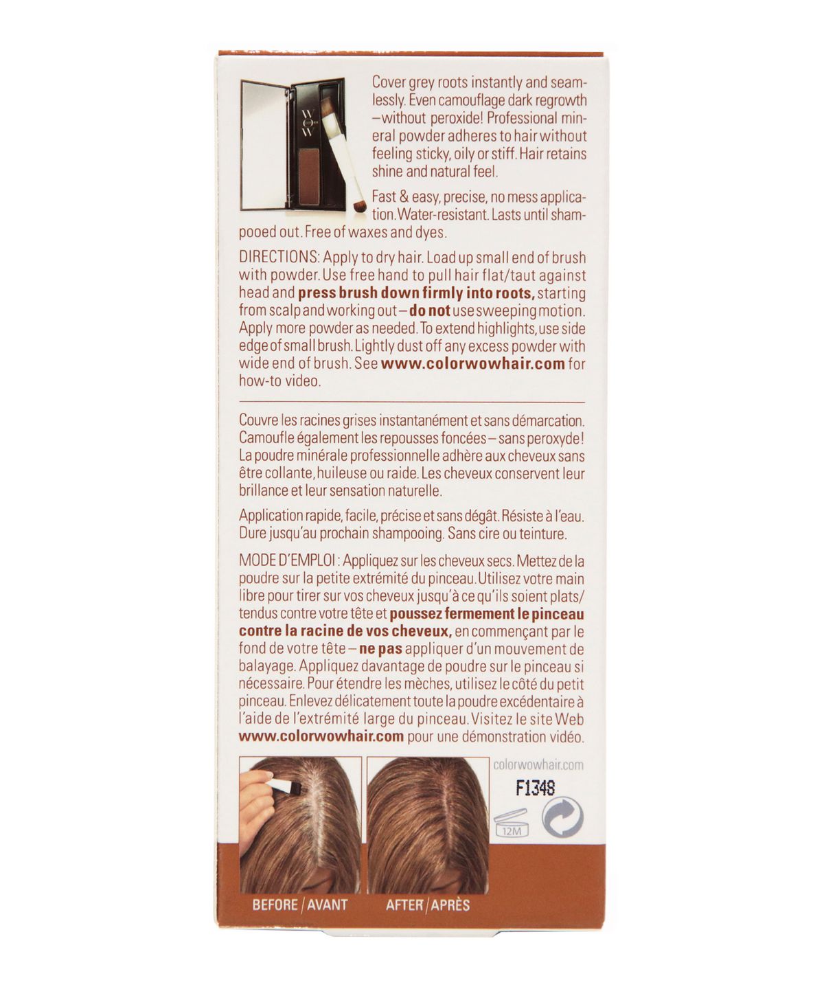 Color Wow Root Cover Up - Light Brown – Bild 3