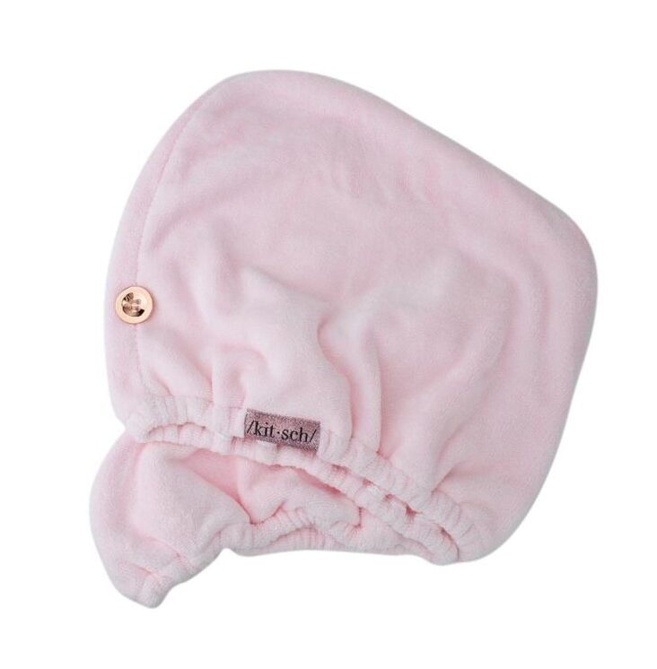 Kitsch Microfiber Hair Towel - Blush Pink