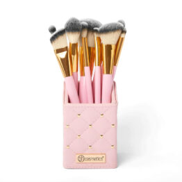 BH Cosmetics Studded Elegance 12 Piece Brush Set Pink 4bf24cd
