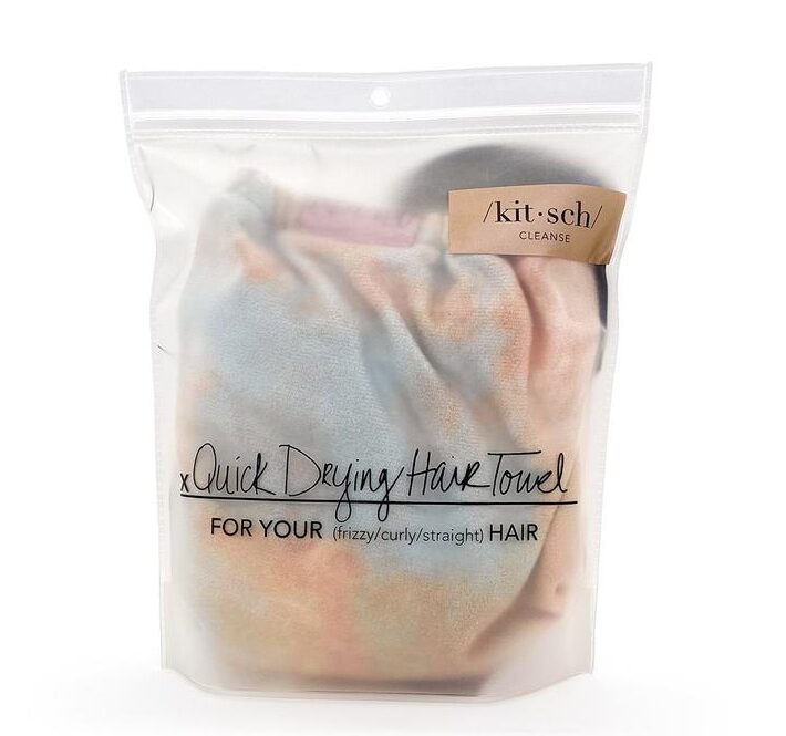 Kitsch Microfiber Hair Towel - Tie-Dye