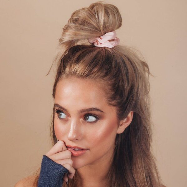 Kitsch Satin Sleep Scrunchies - Blush – Bild 3