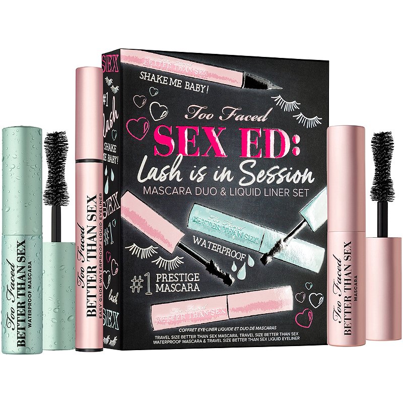 Too Faced Sex Ed: Lash is in Session Mascara & Liner Set