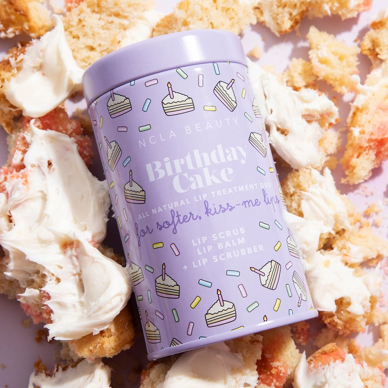 NCLA Natural Vegan Lip Care Duo + Lip Scrubber - Birthday Cake – Bild 4