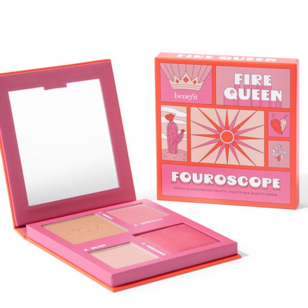 Benefit Fouroscope Blusher and Highlighter Palette - Fire Queen – Bild 3