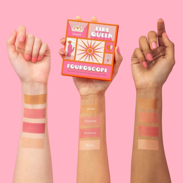Benefit Fouroscope Blusher and Highlighter Palette - Fire Queen – Bild 4