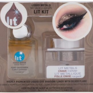Lit Cosmetics Lit Kit: Lit Metal Kits - Crave (Silver)