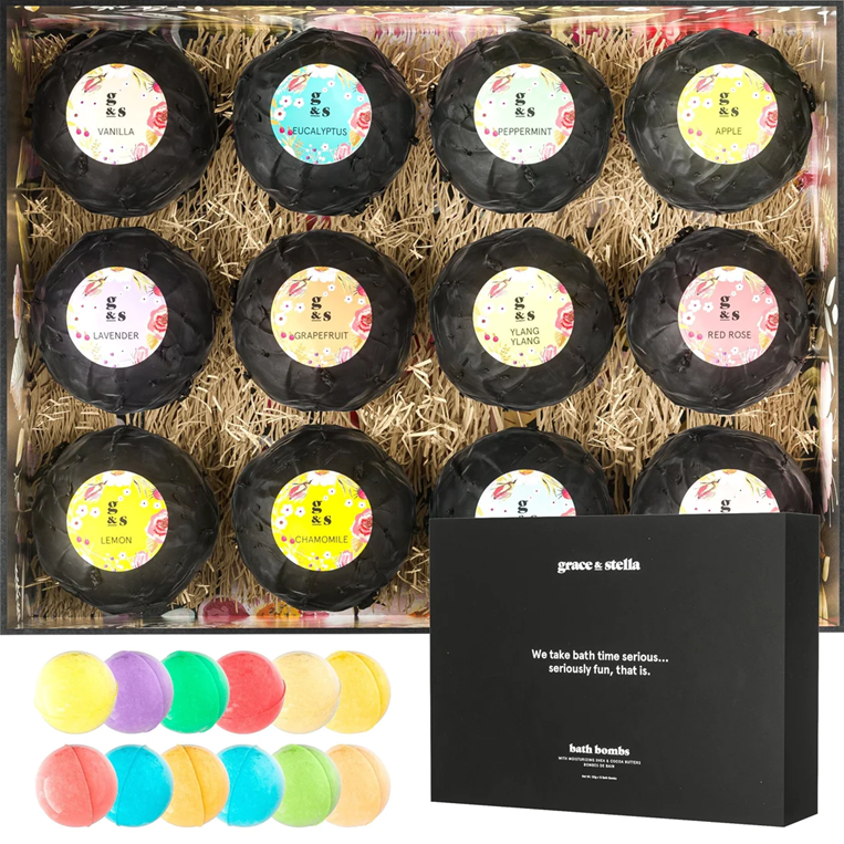 Grace & Stella All - Natural Bath Bombs Set – Bild 3