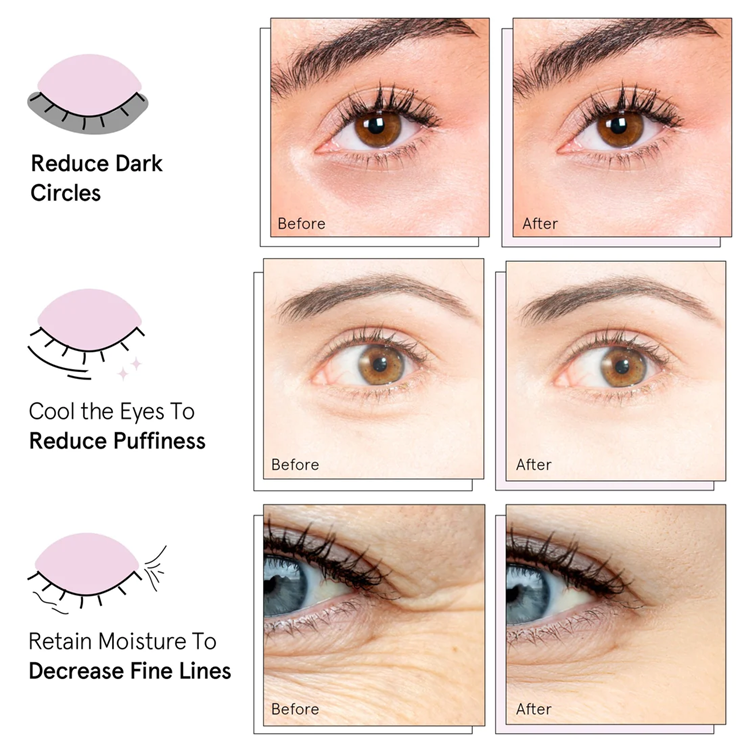 Grace & Stella Collagen Pink Eye Masks - 1 Pair – Bild 7